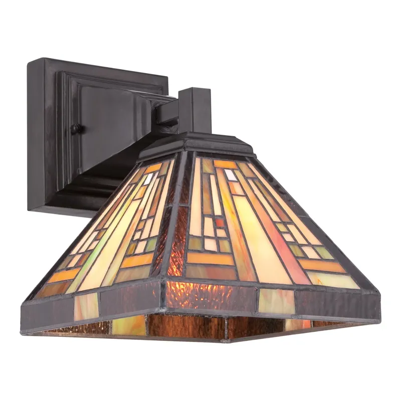 Lampa ścienna - kinkiet w stylu Tiffany, Stephen, Quoizel Tylko dziś