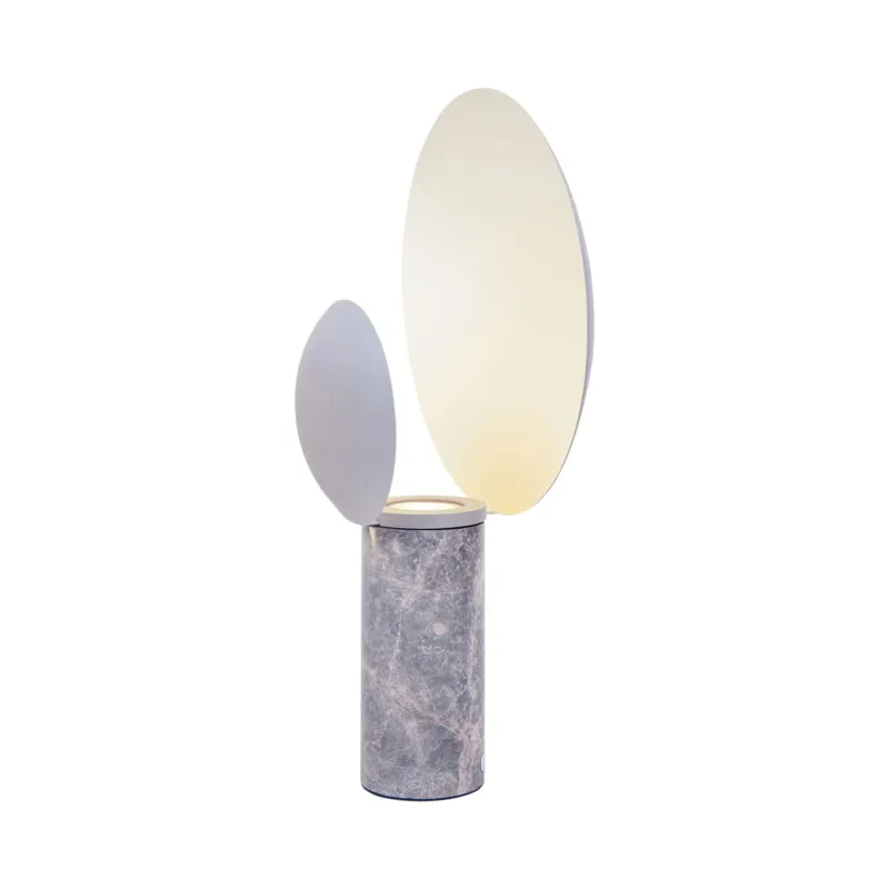 Cache Lampa stołowa z marmurem szara Matt Grey, Design For The People Ostatnia szansa