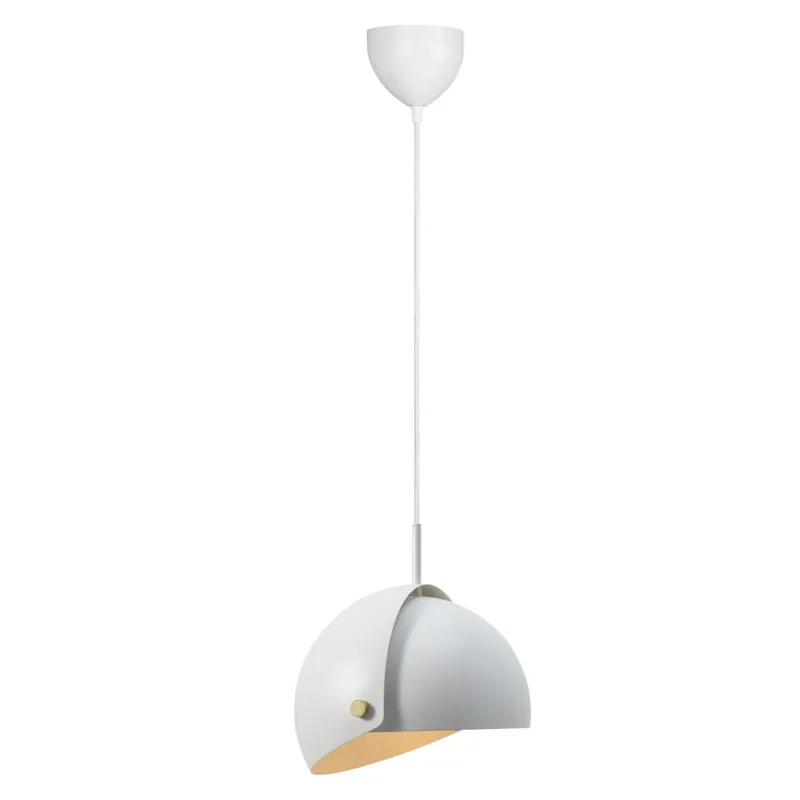 Align Skandynawska lampa wisząca z opcją regulacji kąta padania światła Biała, Design For The People Bezpieczne zakupy