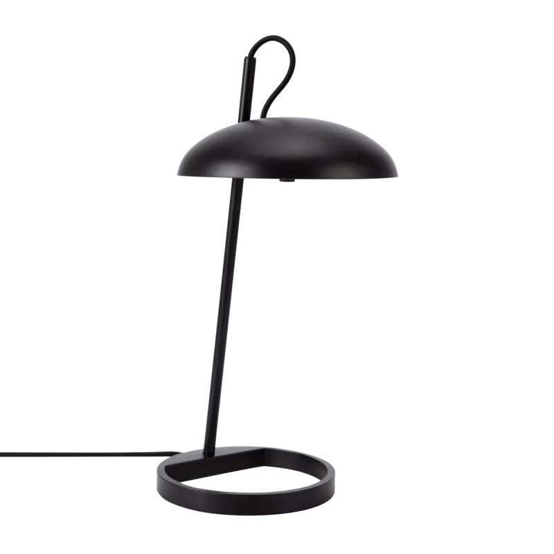 Bezpieczne zakupy Versale Skandynawska lampa stołowa do salonu i biura czarna, biała Black, Design For The People