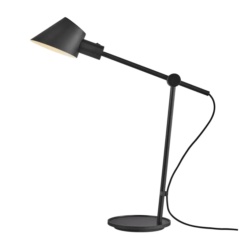Kup teraz Stay Skandynawska lampa biurkowa czarna z włącznikiem Design For The People