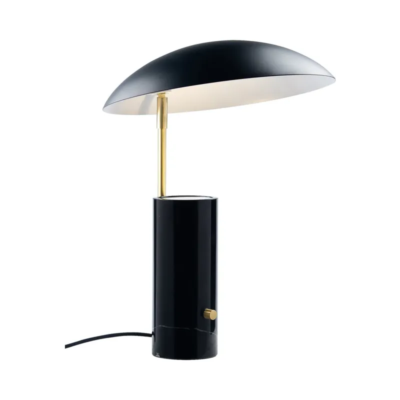 Kup teraz Mademoiselles Czarna skandynawska lampa stołowa z podstawą z marmuru Design For The People