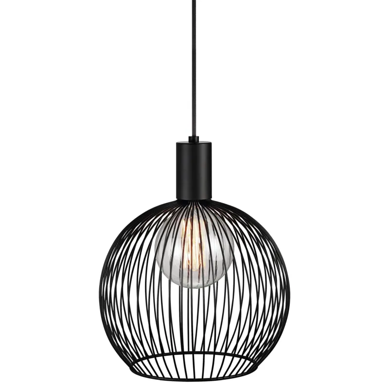 Aver 30 Lampa wisząca z kulistym kloszem i widoczną żarówką Design For The People Ostatnia szansa
