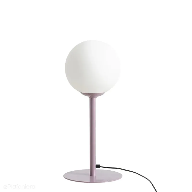Najlepsza cena Pastelowa lampa stojąca do sypialni i salonu Pinne Lilac - Aldex