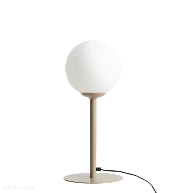 Hit sprzedaży Beżowa lampa biurkowa, stojąca Pinne Beige - Aldex
