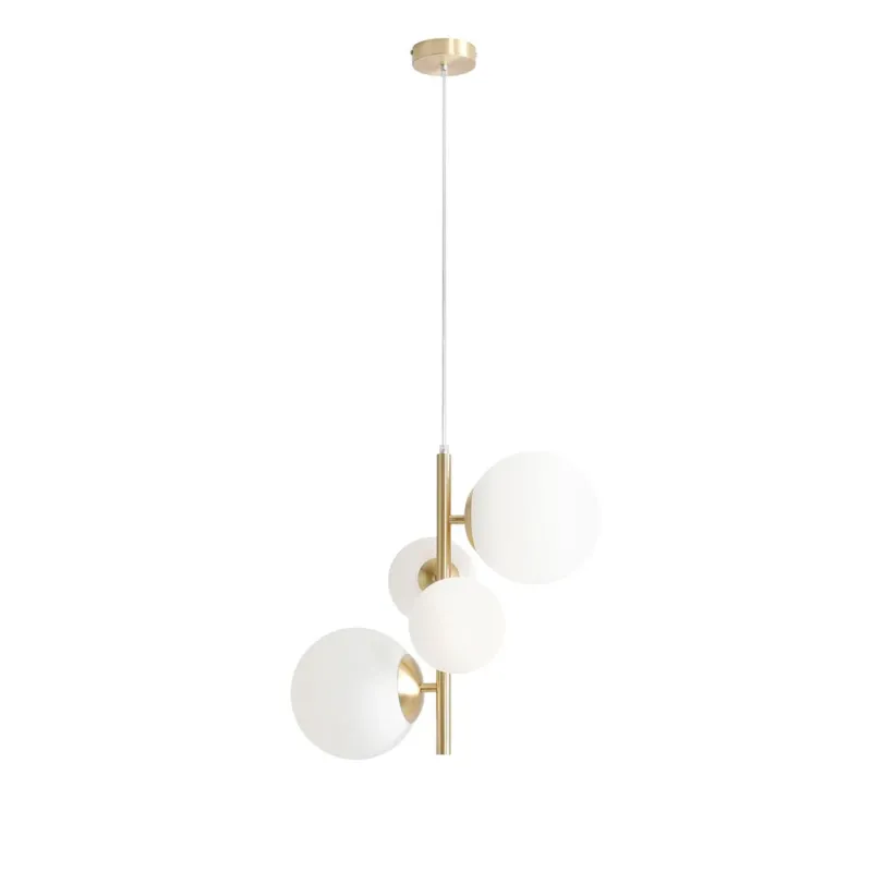 Dostępne od ręki Lampa wisząca Bloom 4 Brass mosiądz - Aldex, 1091L40 (2xE14/2xE27)