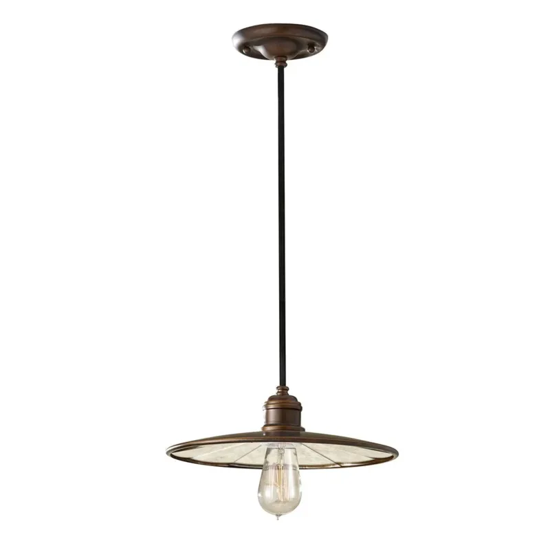 Industrialna lampa wisząca 30cm (gwieździsty brąz (1xE27) do kuchni salonu, Feiss (Urban) Najlepsza cena