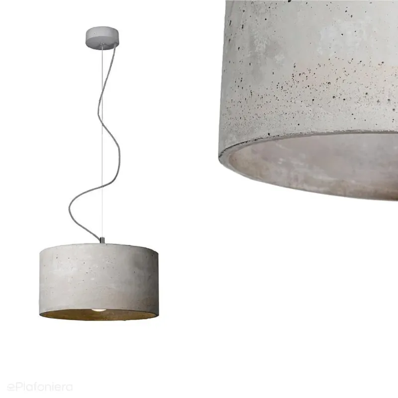 Betonowa nowoczesna industrialna lampa wisząca - do salonu kuchni (1xE27) (Malta) Loftlight Dodaj do koszyka