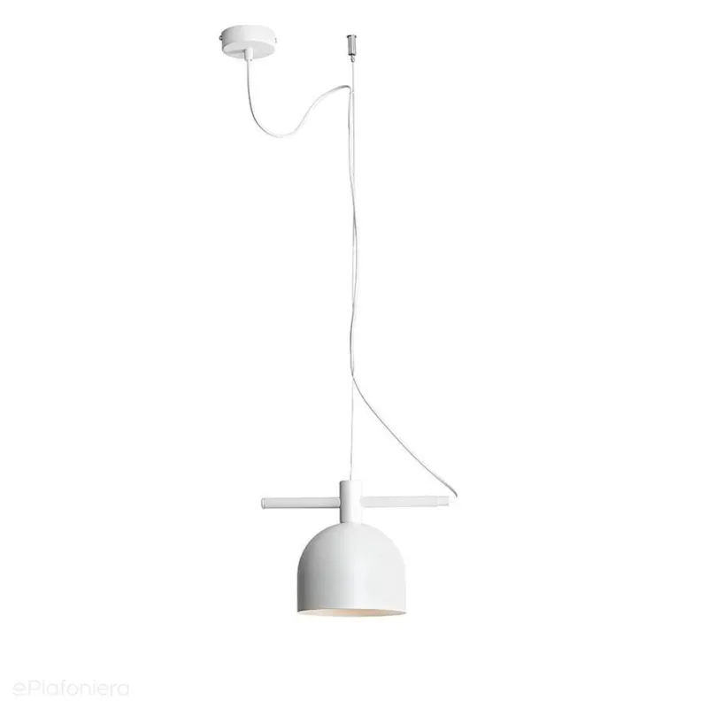 Wybór klientów Biała lampa wisząca industrialna, vintage do salonu (1xE27) Aldex (beryl) 976G