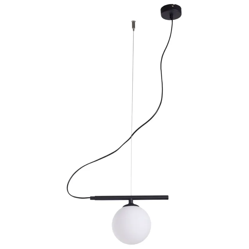 Darmowy zwrot Lampa wisząca Beryl Glass Black - Aldex, 1006G1 (1xE14)