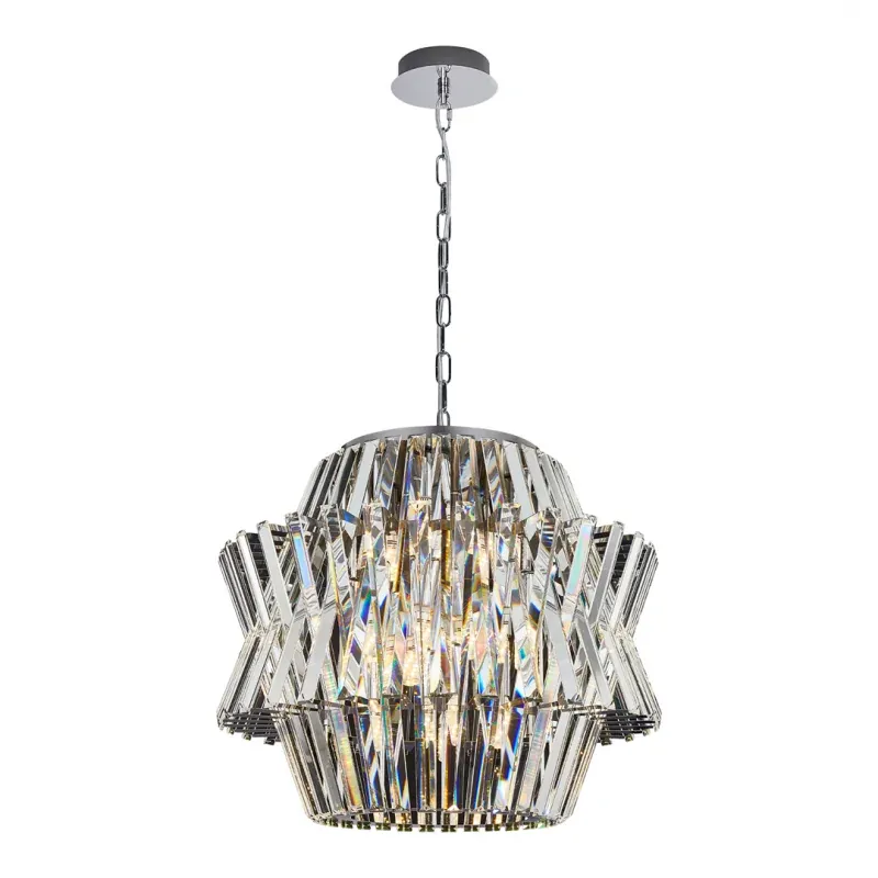 Wysoka jakość ML0402 Kryształowy żyrandol na 12 żarówek E14 CROWN EKO-LIGHT