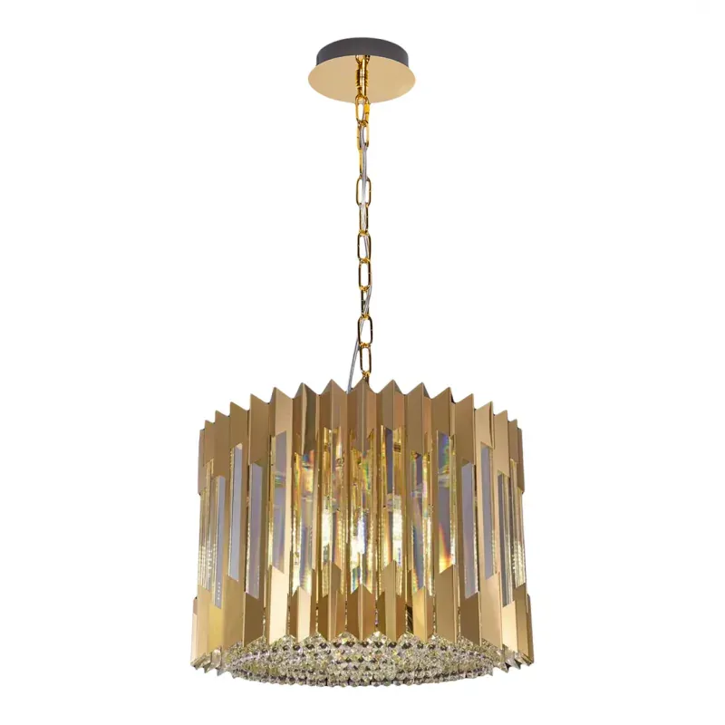 ML0393 Kryształowe oświetlenie złote 7xE14 RITZ EKO-LIGHT Wysoka jakość