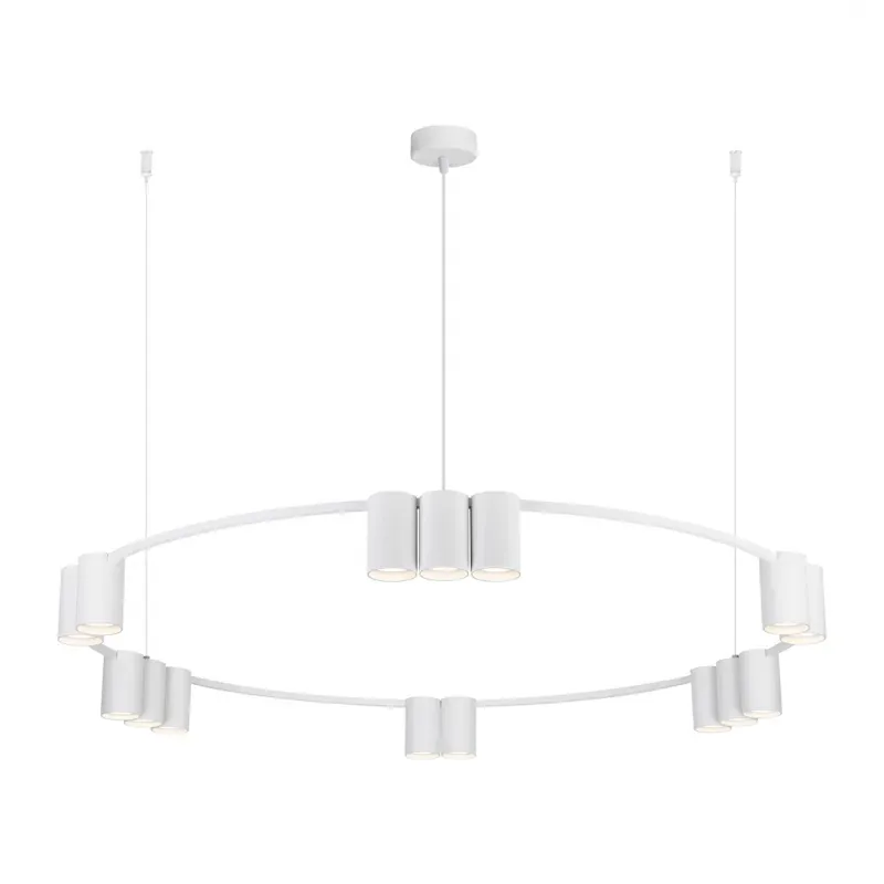 Popularny ML0377 Efektowna lampa wisząca koło 15 tub na GU10 GENESIS EKO-LIGHT