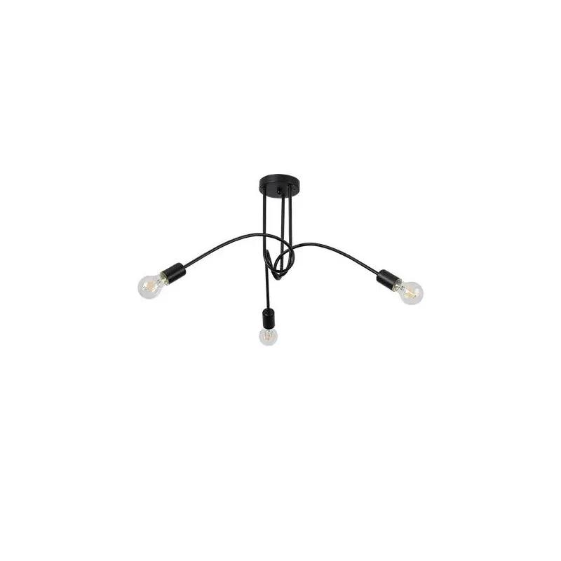 Czarny nowoczesny żyrandol LED 3xE27 Nido 2519 LVT Nowość