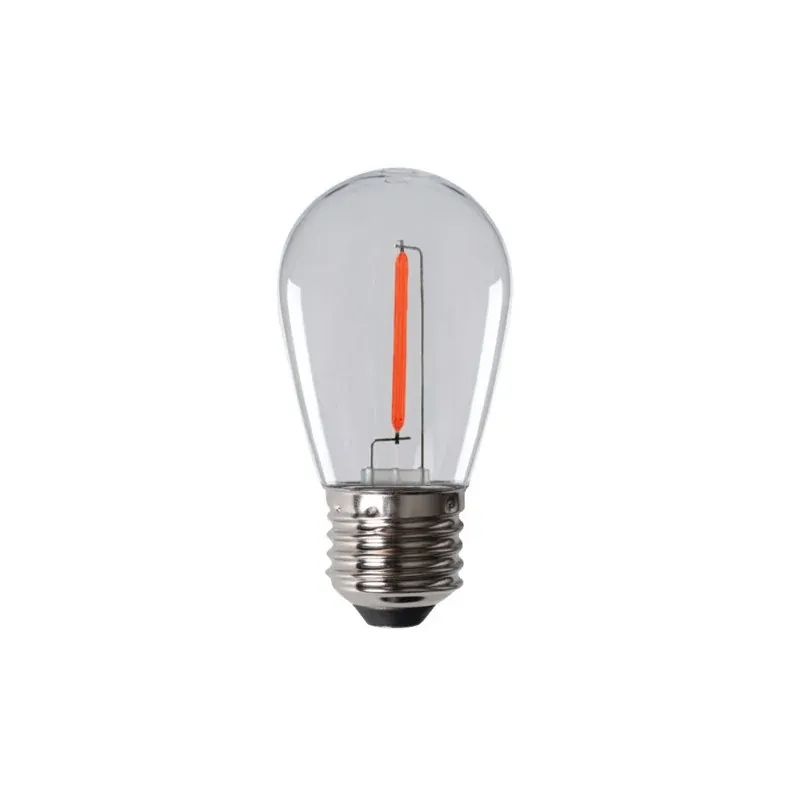 26049 Dekoracyjna żarówka do girland z czerwonym światłem ST45 LED E27 0,9W KANLUX Rabat