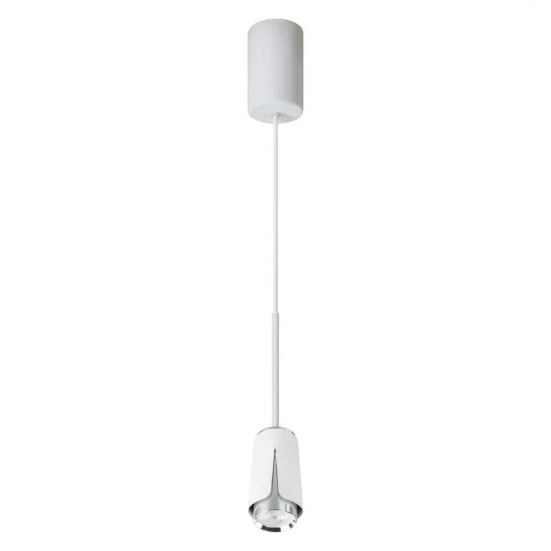 ML0275 Lampa wisząca biało-chromowa 35-120cm 1xGU10 FLOWER EKO-LIGHT Tylko do końca tygodnia