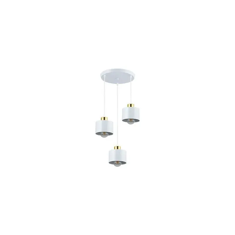 Nowoczesna biało-złota lampa sufitowa 3xE27 Elza 2490 LVT Darmowy zwrot