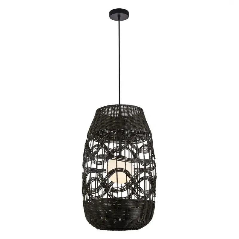 ML0355 Lampa wisząca czarna pleciona 1xE14 fi 400 ARONA BLACK EKO-LIGHT Kup teraz