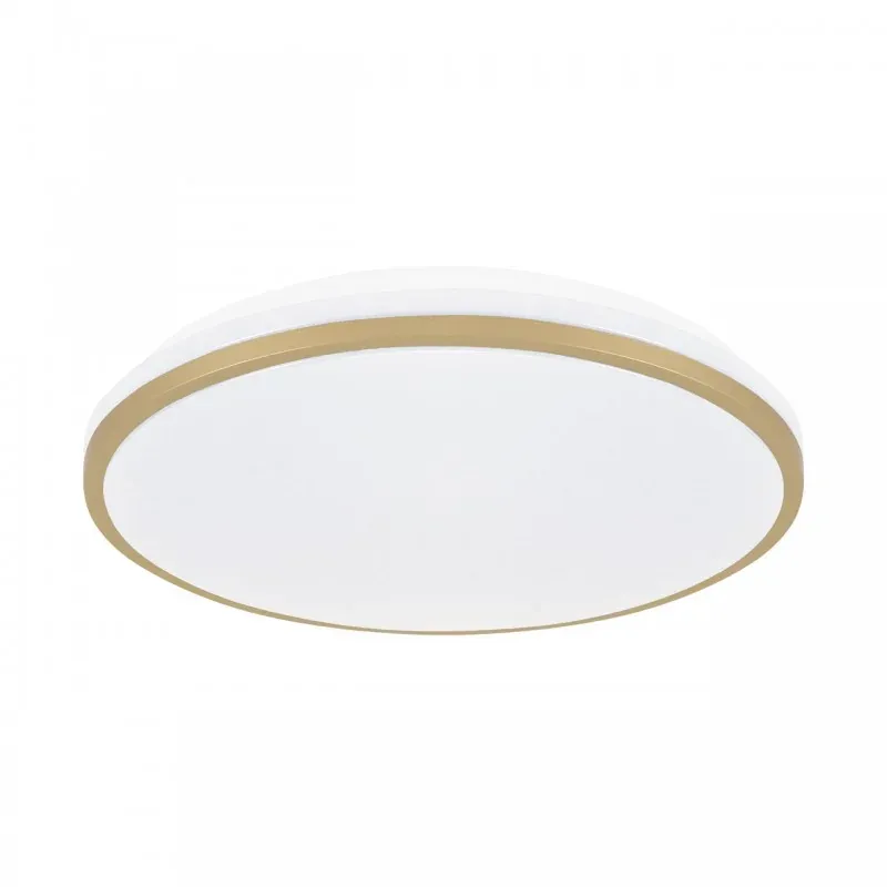 Biało-złoty plafon LED C 24W NW 4000K LINUS 04348 IDEUS Bezpieczna płatność