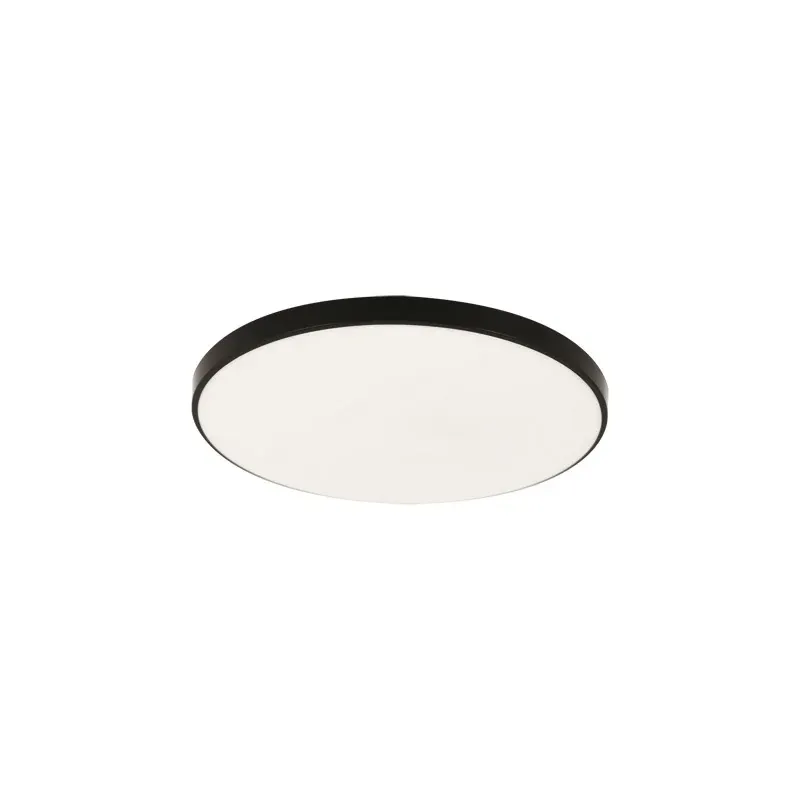 Plafoniera led okrągła w czarnej obudowie 18W 4000K IP44 DOWBOR LED C 04332 IDEUS Zamów dziś