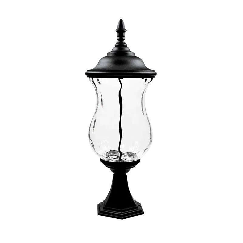 Bezpieczna płatność Stojąca lampa do ogrodu led w kolorze czarnym- hit!