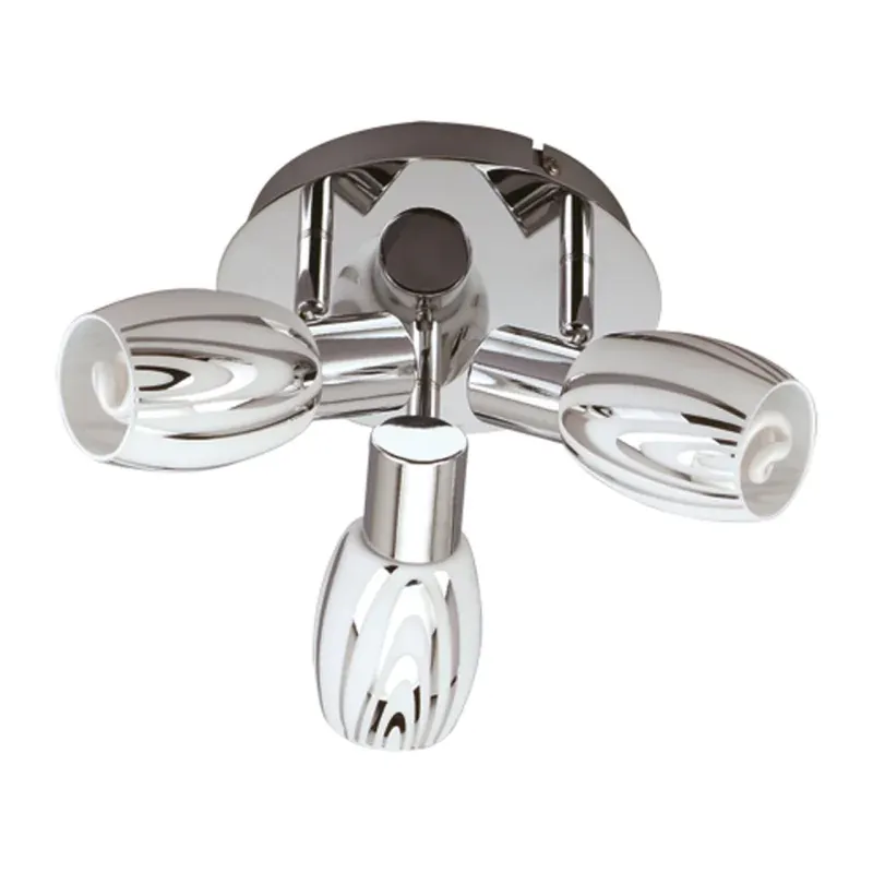 Oferta limitowana Lampa sufitowa potrójna do żarówek E14, zamów teraz zapłać za 21 dni!