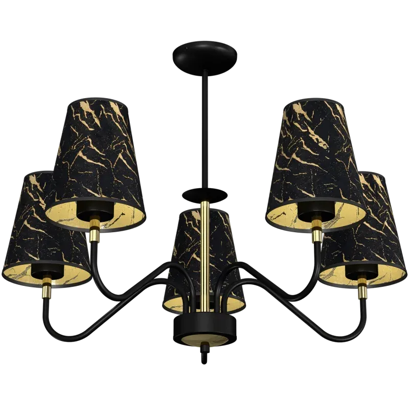 Zamów dziś Pięcioramienna lampa wisząca 5xE27 HERMES MLP7282 EKO-LIGHT