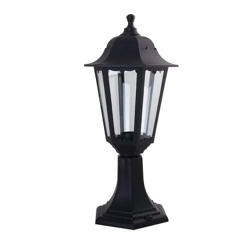 Tani Czarna lampa ogrodowa wolnostojąca E27 IP44 RETRO-4024 OG/0039 RUM-LUX