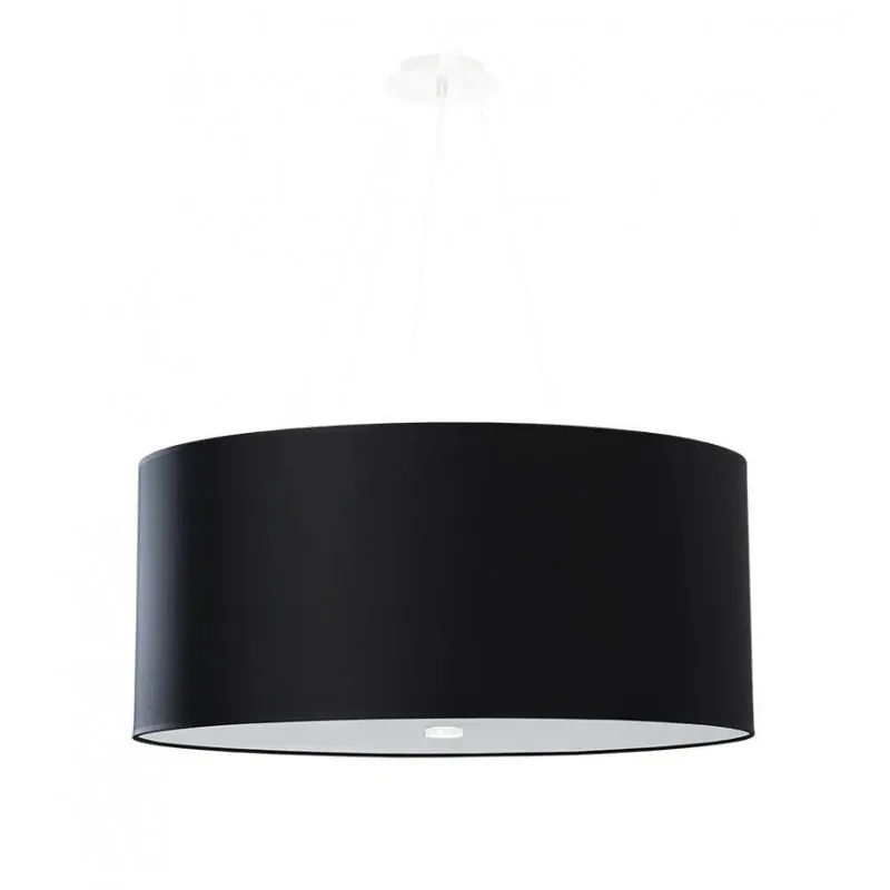 Taniej Czarny żyrandol Otto 60 SL.0788 Sollux lighting