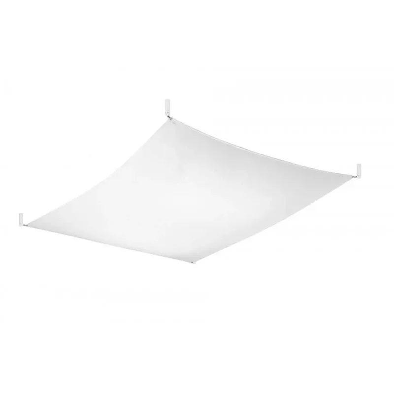 SL.0739 Plafon LUNA 3 biały z tkaniną 6x9W G13 3000K Sollux Dostępne od ręki