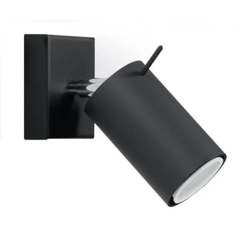 Kinkiet RING czarny ruchomy pojedynczy Gu10 SL.0091 Sollux Okazja