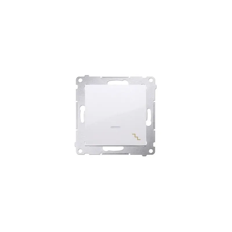 Oferta limitowana Włącznik schodowy z podświetleniem biały DW6AL.01/11 Simon 54 Kontakt-Simon