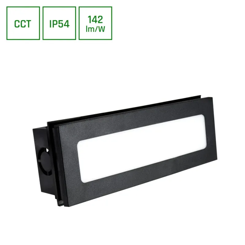 Lampa do wbudowania w elewację i murki Encanta 6W Cct 230V Ip54 Szybka wysyłka