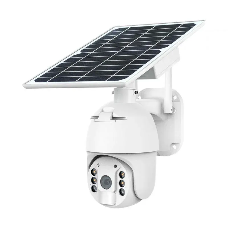 Kamera Zewnętrzna V-Tac Wifi Hd Smart Solarna Obrotowa Ptz Ir Biała Vt-11024-Wifi Ekspresowa dostawa