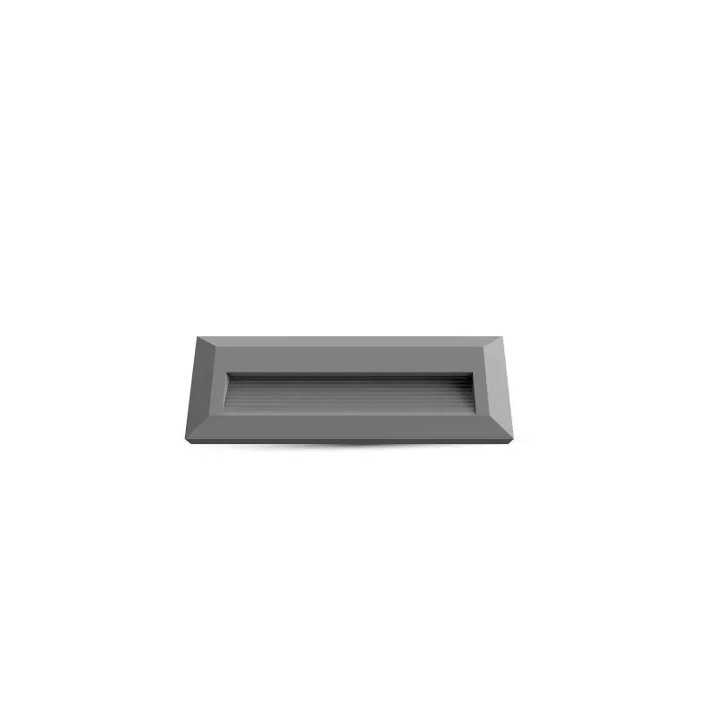 Ostatnia szansa Oprawa Schodowa 3W Led V-Tac Szara Prostokąt 230V Ip65 Vt-1162 4000K 110Lm