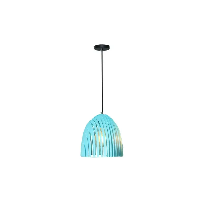Oprawa Wisząca V-Tac Cone Seria Pryzmat Niebieski E27 D250X270Mm Vt-7255 5 Lat Gwarancji Darmowy zwrot