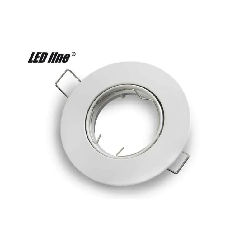Nowy Led Line™ Oprawa Sufitowa Okrągła Ruchoma Odlew Biała