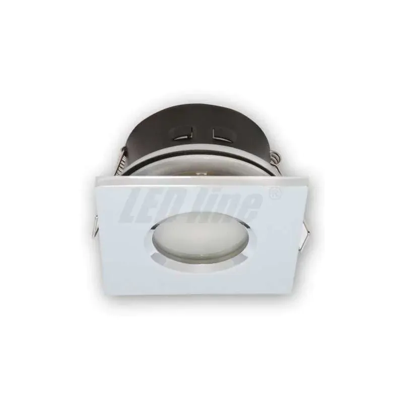*Led Line™ Oprawa Sufitowa Wodoodporna Kwadrat Odlew Chrom Nie przegap