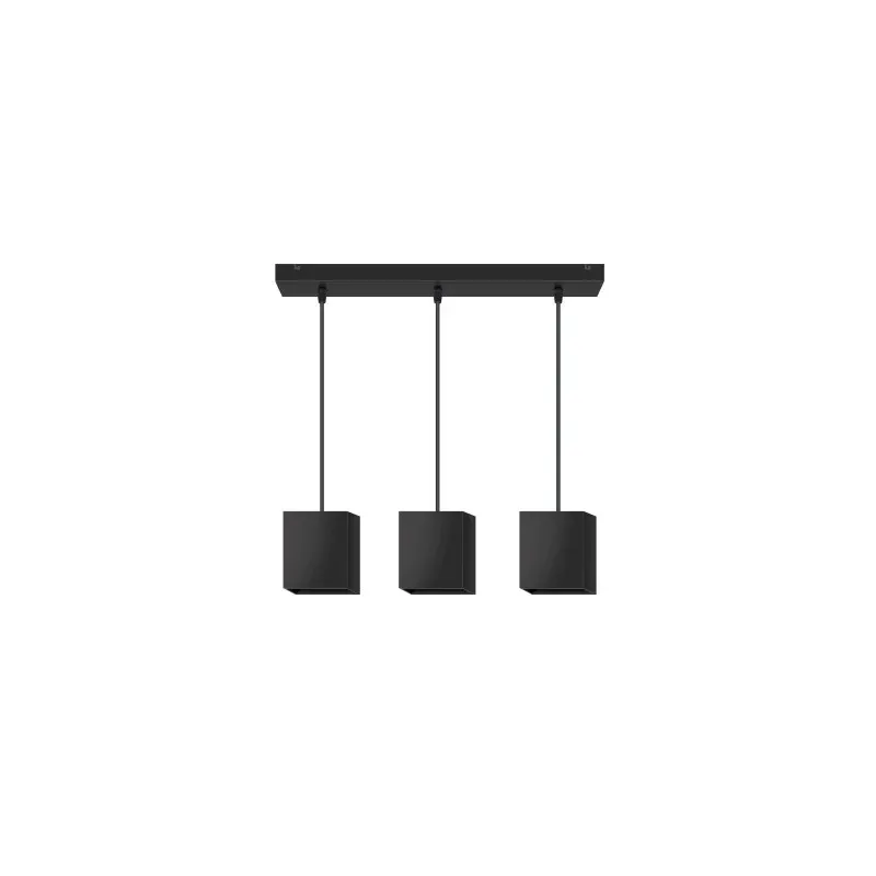 Cel Zosma 2 Square 840 27W 230V 40St Black X3 Zwieszana Dostępne od ręki