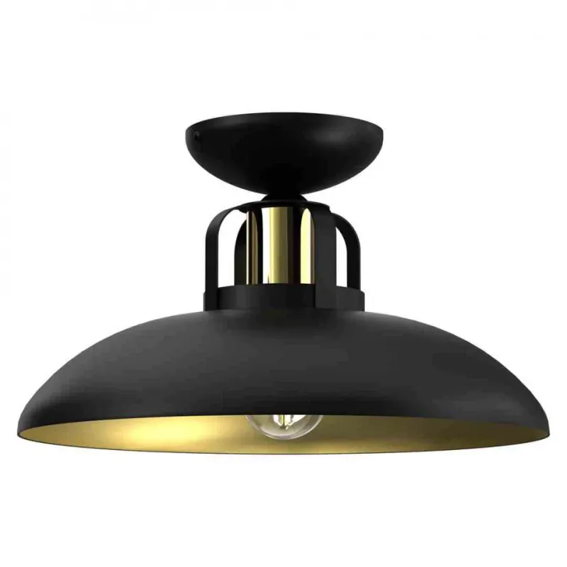 Tylko dziś Lampa Sufitowa Felix Black/Gold 1Xe27