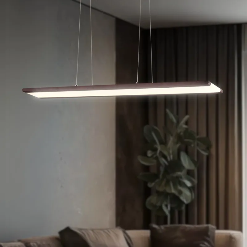 Łatwy zwrot Lampa wisząca LED podłużna Coconut - minimalistyczna lampa do jadalni 4000K