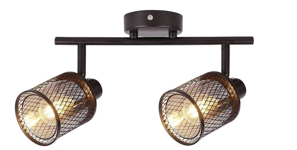 Tani Lampa sufitowa Canabera listwa ze szklanymi kloszami regulowana 2-punktowa