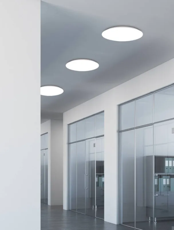 Plafon LED Mega okrągły biały 28 cm 4000K szklany klosz Ekspresowa dostawa