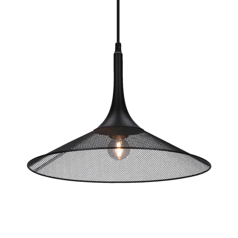 Kup teraz Lampa wisząca Kiruna M czarna metalowa do salonu nad stół 1xE27 36 cm
