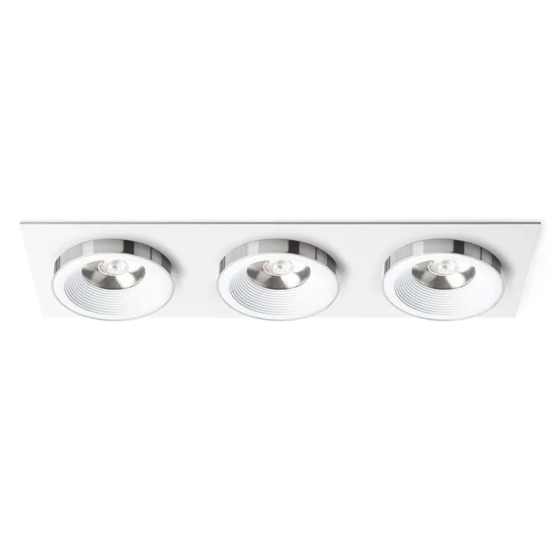 Lampa wpuszczana LED biała chromowana prostokątna 33,5cm R14586 - Rendl Ostatnie sztuki