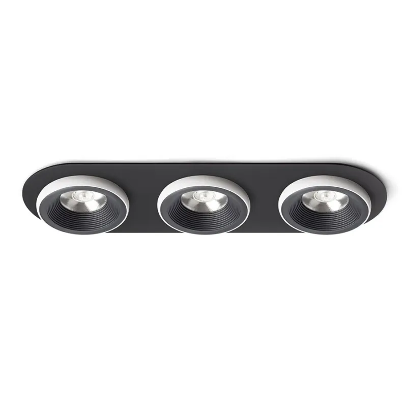 Tylko dziś Lampa wpuszczana LED czarno-biała prostokątna 33,5cm 10W R14577 - Rendl