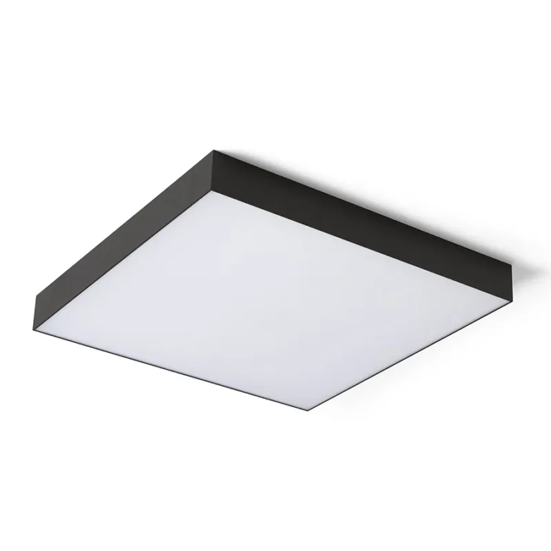 Oferta czasowa Plafon LED kwadratowy czarny ściemnialny 60cm z serii Rendl R14373 - Rendl