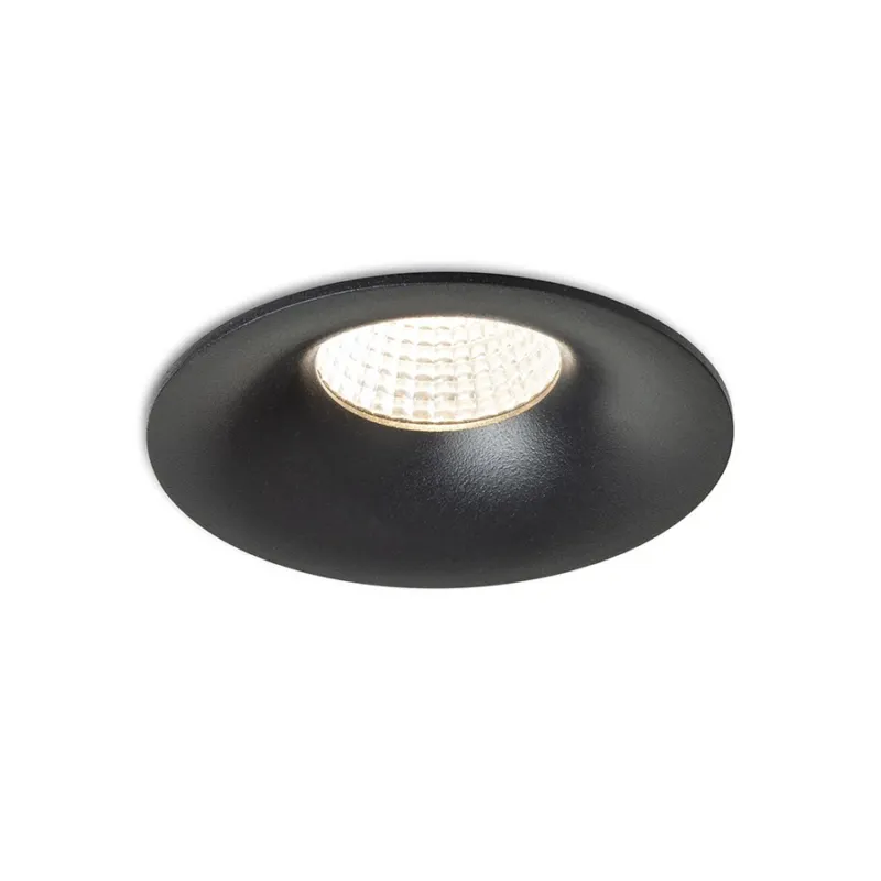 Lampa wpuszczana LED czarna okrągła IP54 10,5cm R14233 - Rendl Najlepsza cena
