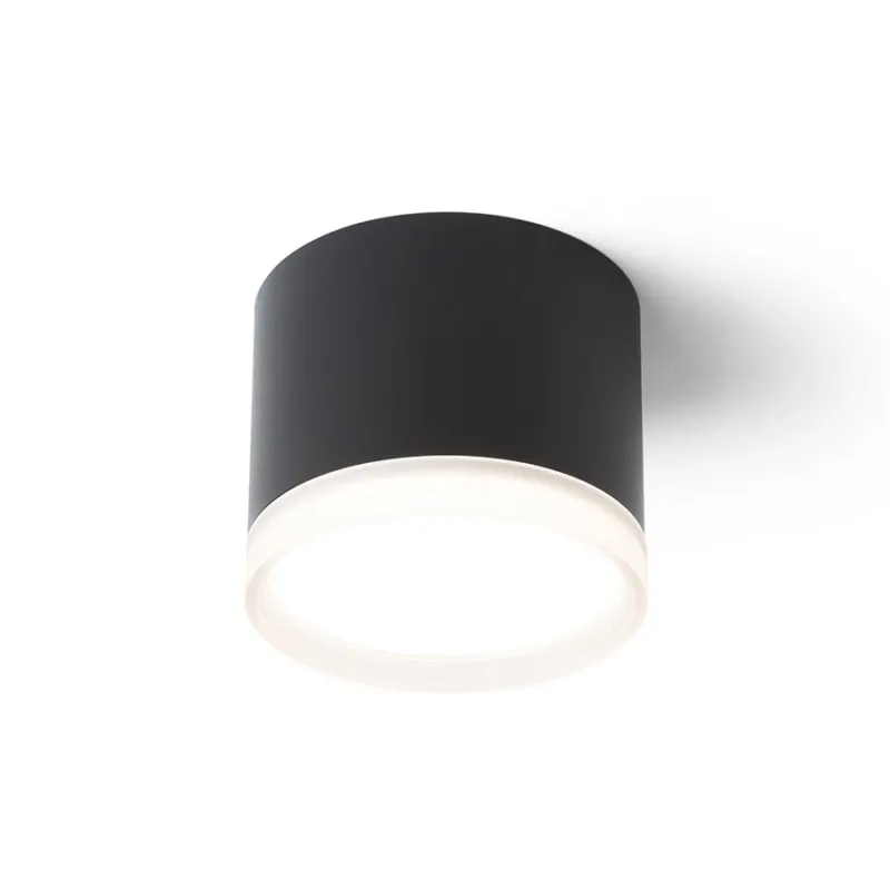 Taniej Plafon cylindryczny czarny aluminiowy 8cm GX53 R14222 - Rendl