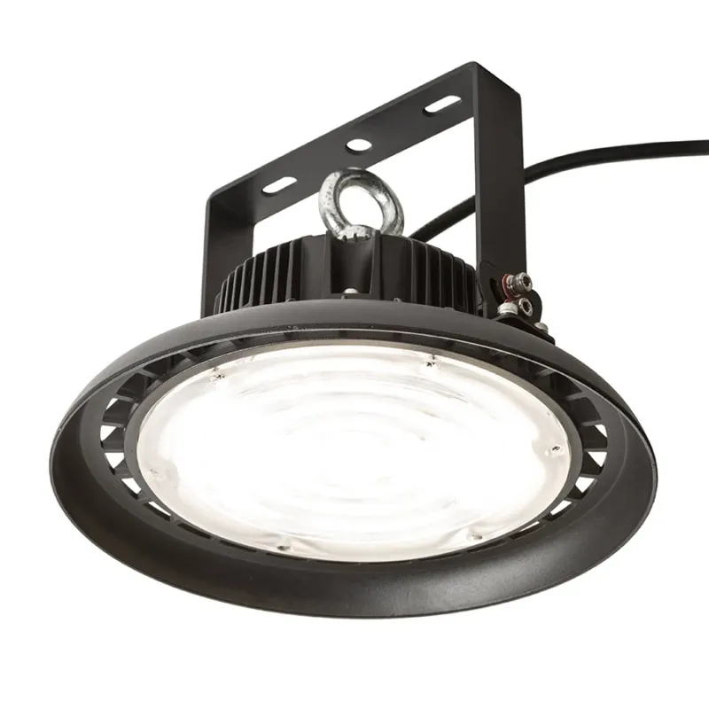 Bezpieczna płatność Reflektor przemysłowy LED czarny okrągły 25cm 100W IP65 G13749 - Rendl